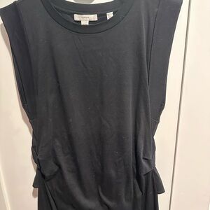 Vince Charcoal Sleeveless Top